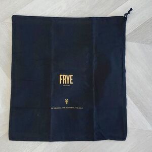 FRYE Black Drawstring Dust Bag, 16x17